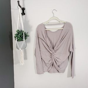 Blush Twist Knot Top